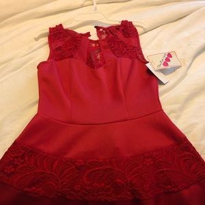 Women’s Red Lace Dress